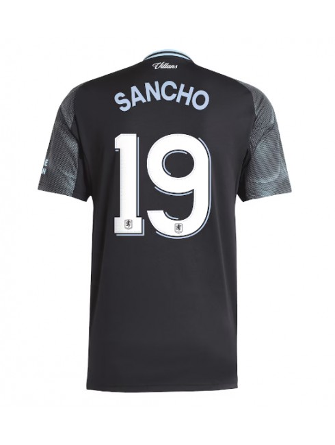 Aston Villa Jadon Sancho #19 Replika Borta Kläder 2025-26 Kortärmad Aston Villa Jadon Sancho #19 Replika Borta Kläder 2025-26 Kortärmad